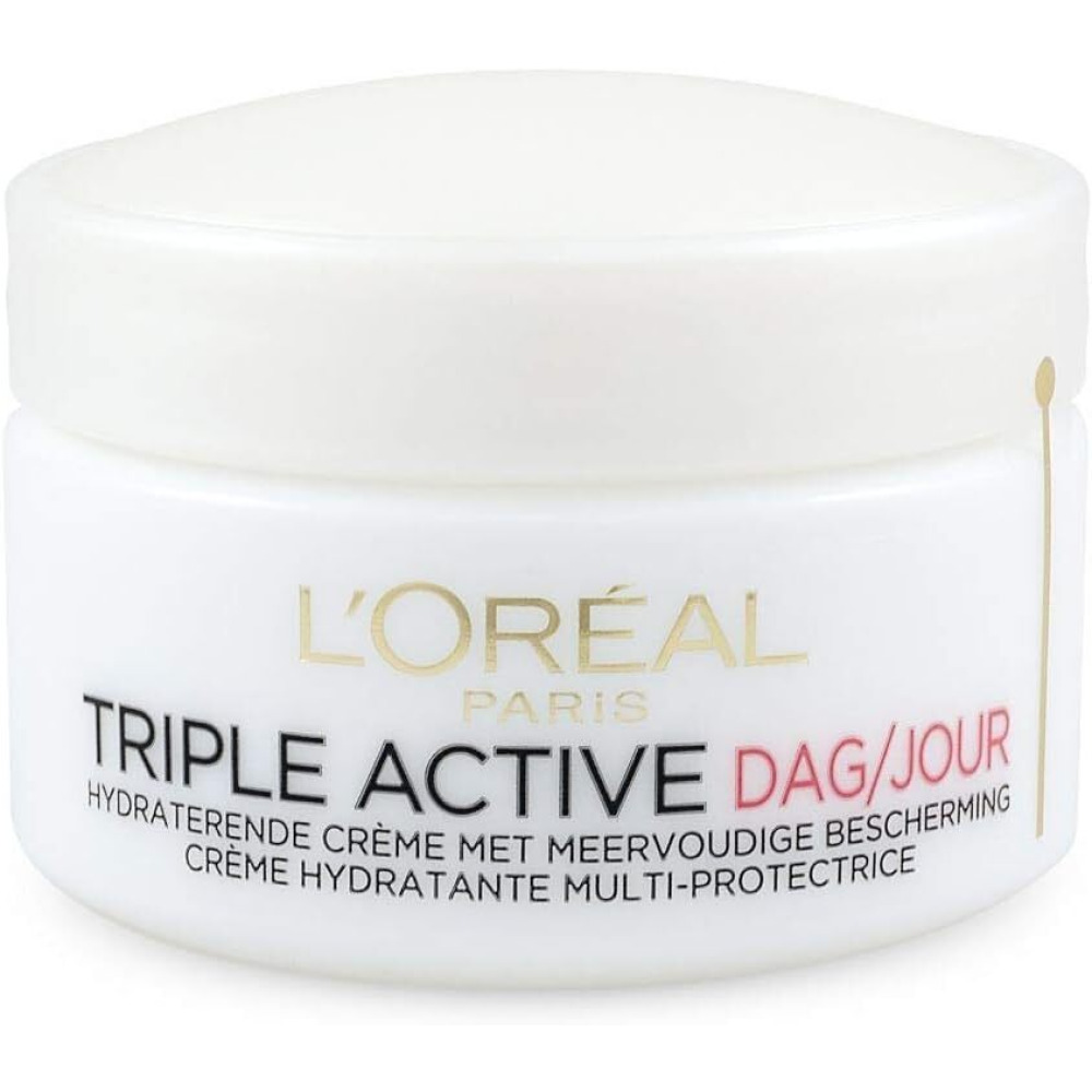 L’Oréal Paris L'Oreal Triple Active Multi-Protective Day Cream 24H Hydration - For Dry/Sensitive Skin 50ml - 1