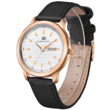 Kenneth Scott Men's White Dial Analog Watch - K22027-RLBW - 2 miniature