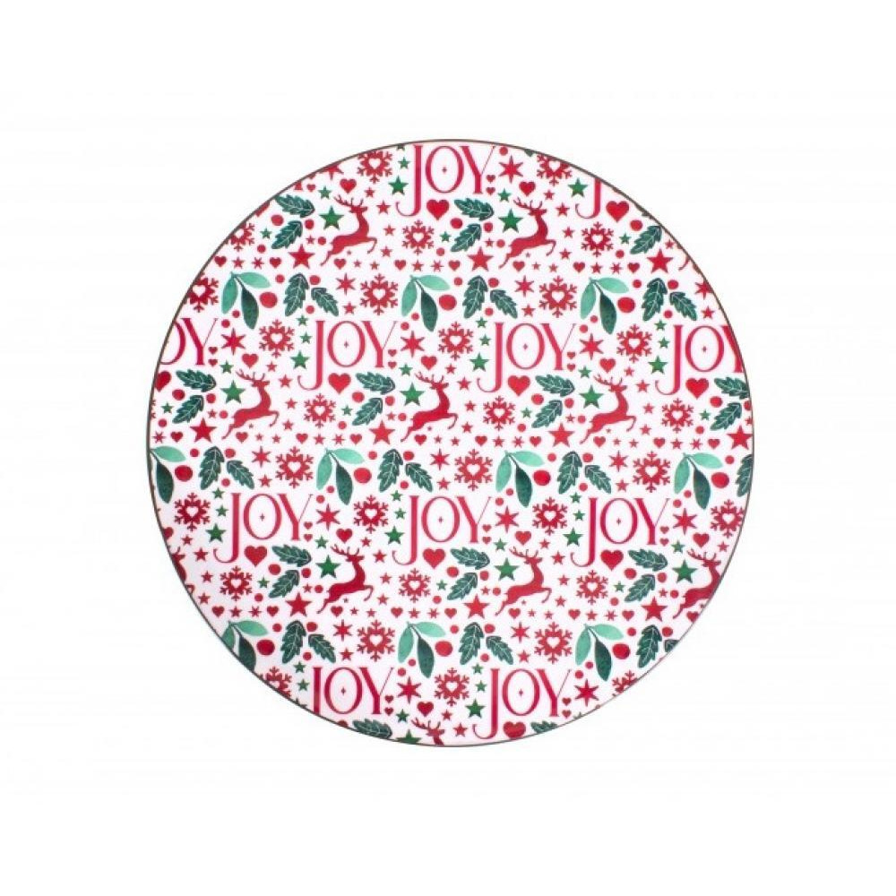 Rsw Christmas Joy Charger Plate - 1