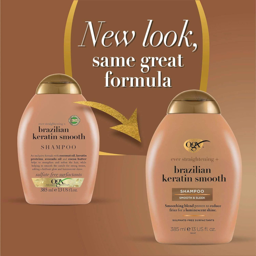 Ogx - Brazilian Keratin Smooth Shampoo 385ml - 2