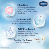 Vaseline Essential Even Tone Body Lotion Smooth Radiance, Gluta-Hya Serum Burst, 10X More Powerful than Vitamin C, Deeply Moisturising, 200ml - 5 miniature