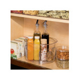 Interdesign Linus Customizable Turntable 10.5 x 10.5 x 6.4 inch Clear - 4 miniature