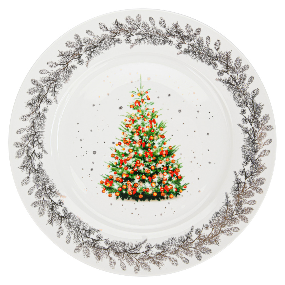 Fissman, Plate Christmas, 27cm, New Bone China - 5