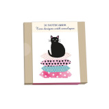 Cat & Cushions Square Notecards with Envelopes - 1 miniature