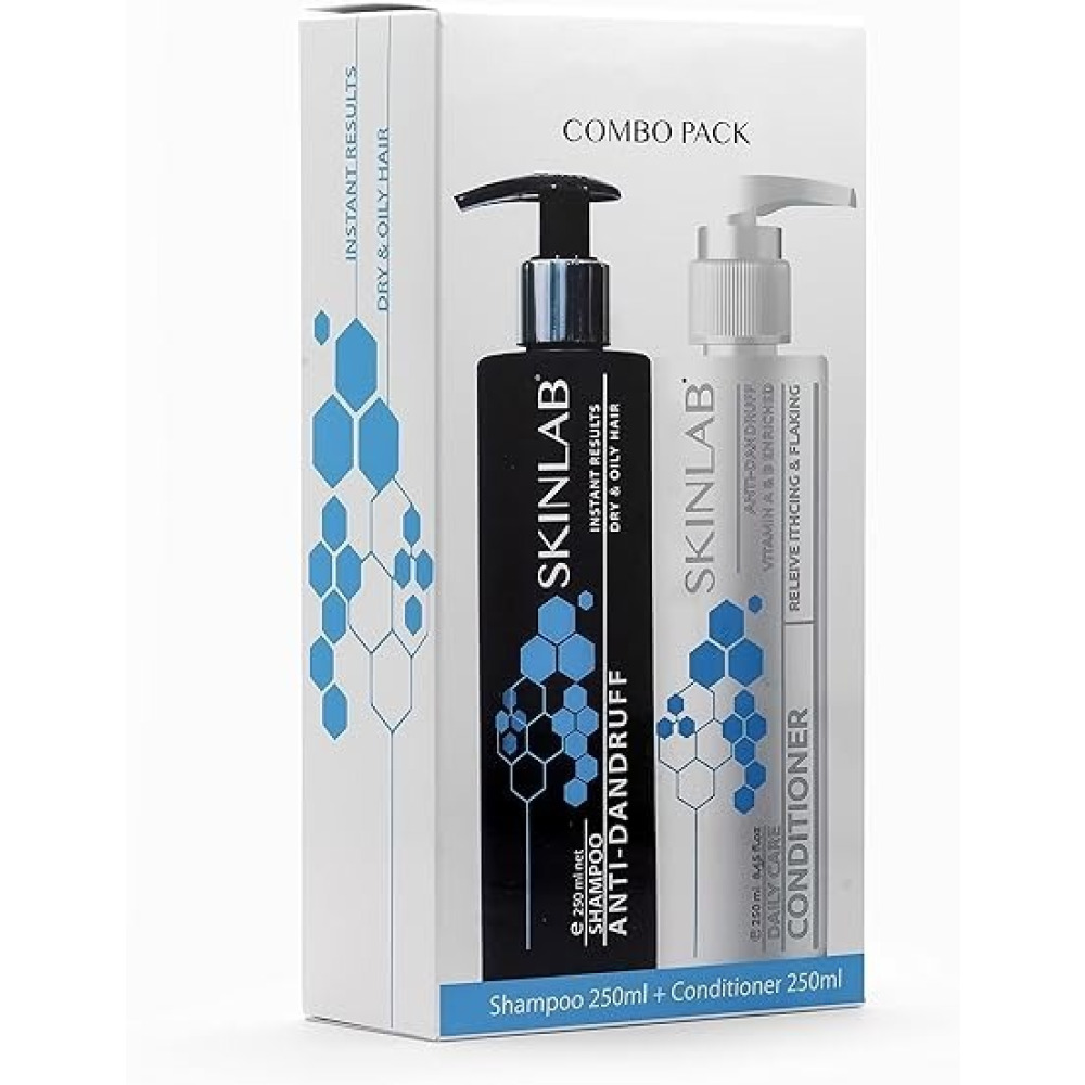 عرض كومبو من سكينلاب شامبو مضاد للقشرة 250 مل + بلسم مضاد للقشرة 250 مل… - 5