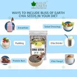 Bliss of Earth Organic Raw Chia Seeds For Weight Loss 600gm - 2 miniature