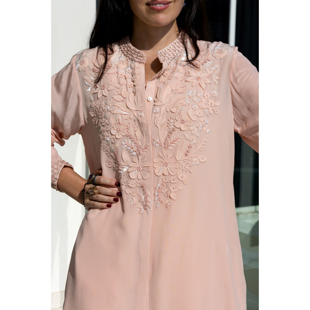 Asian Spirit, Pink Blossom Tunic, Free size (S - L) - 6
