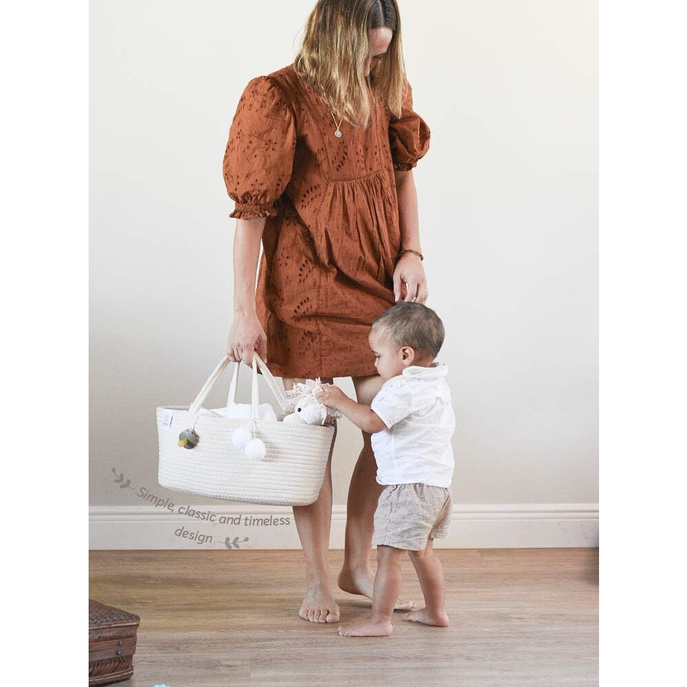 Веревочный Подгузник Caddy FEPHAS, Off-White - 7