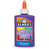 Glue Elmer's Washable Color for Making Slime, Purple, 5 Ounces, 147ml - 1 miniature