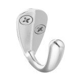 Национальный Одинарный Атласный Никелевый Крючок Для халата - 1 miniature