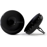 Vavana, Car air freshener with easy-to-use vent diffuser, Essential oils, Black - musk - 2 miniature