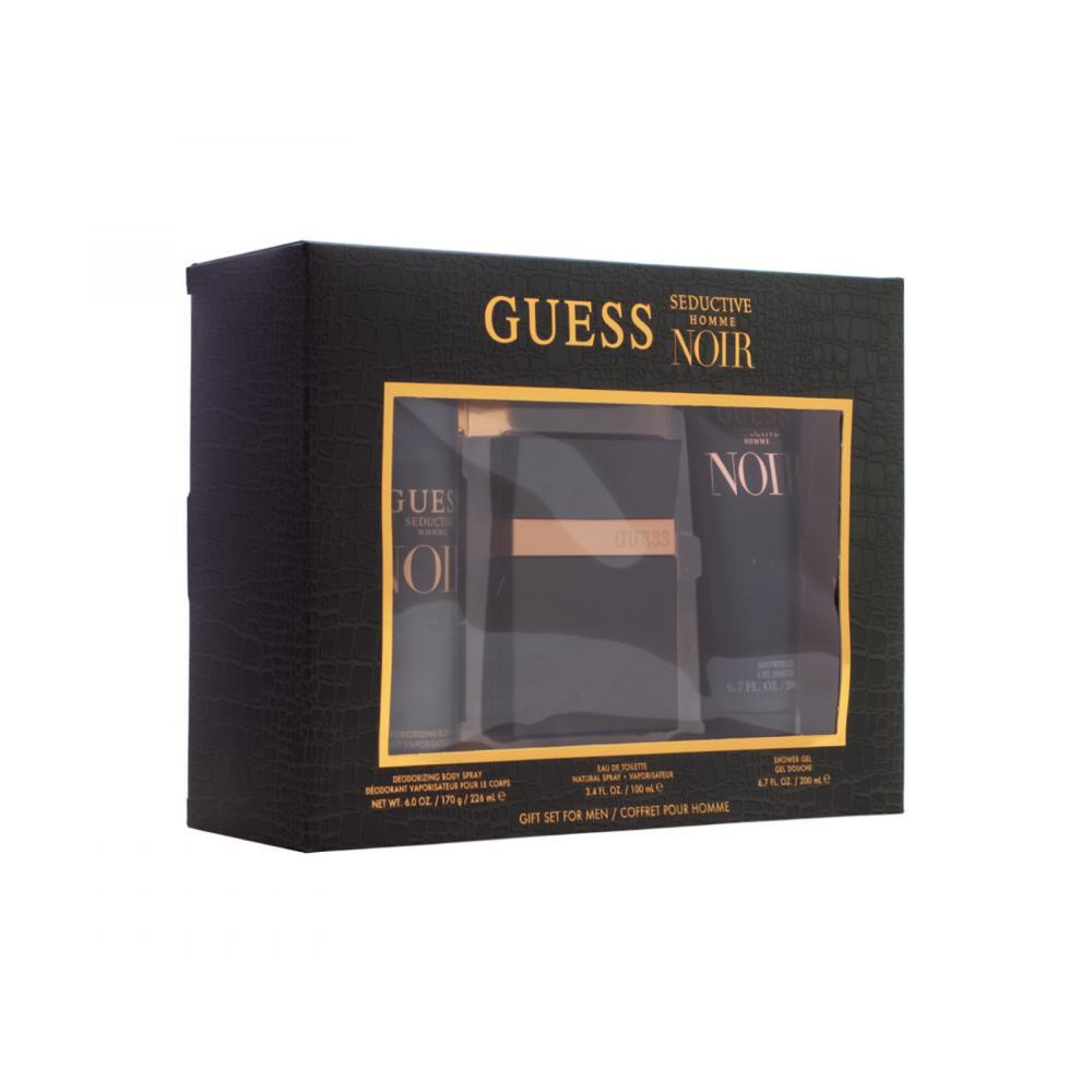 Guess Seductive Noir Homme Eau De Toilette 100ML Set - 1