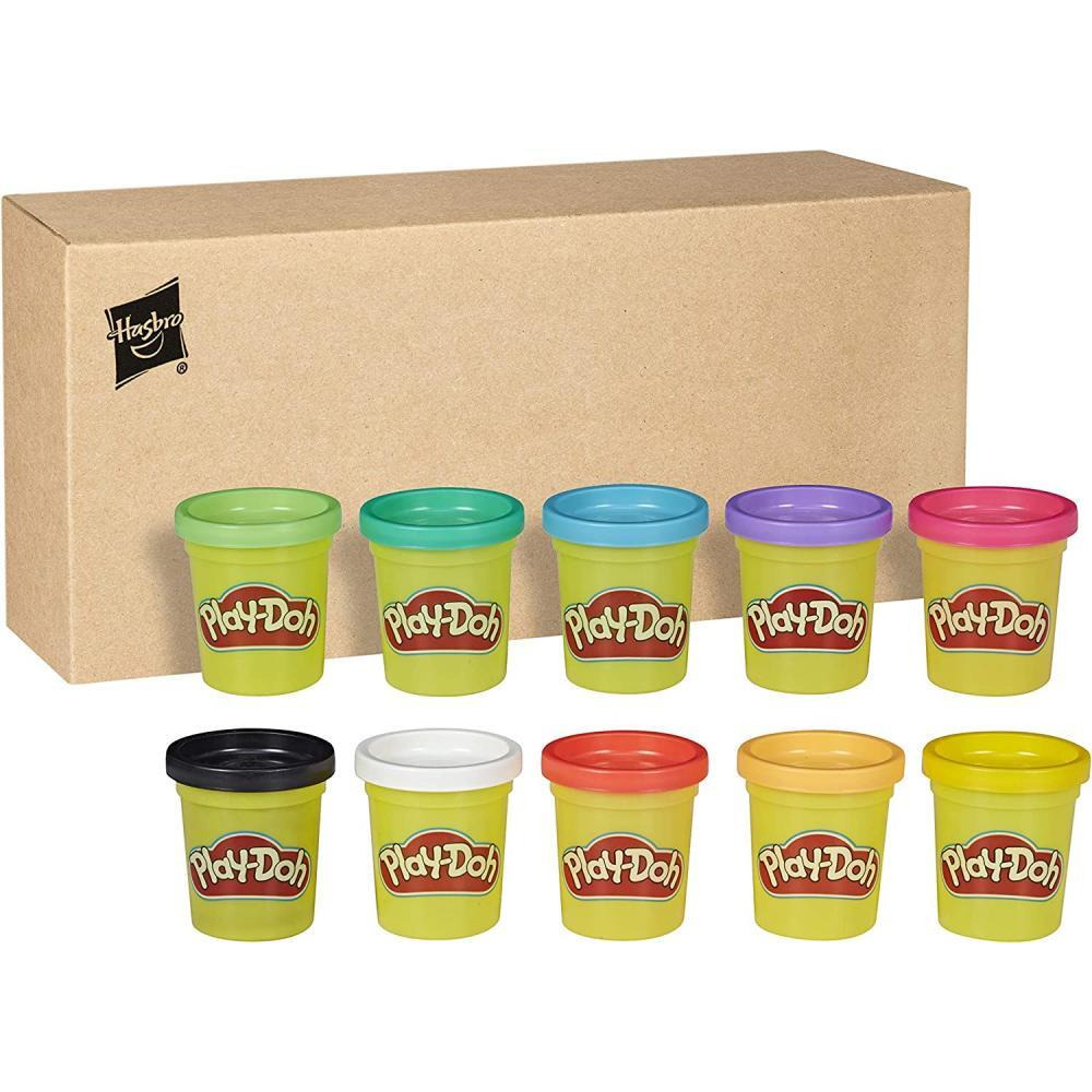 Play Doh / Toys, 10-pack of non toxic model compound 29413F03, 10x2 oz, Multicolour - 2