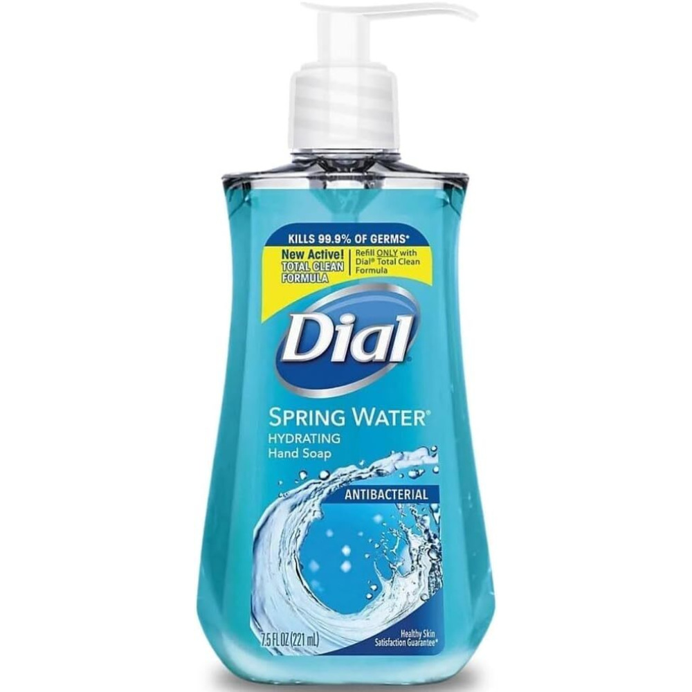 Dial Antibacterial Liquid Hand Soap, Spring Water, 7.5 Fl Oz (Pack of 1) - 1