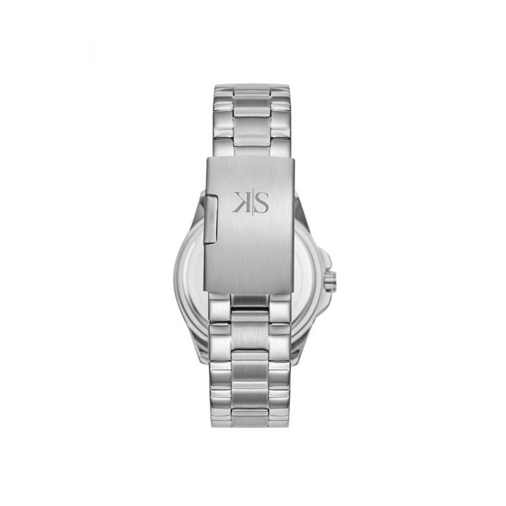Kenneth Scott Men's Analog D.Blue Dial Watch - K22043-SBSN - 3