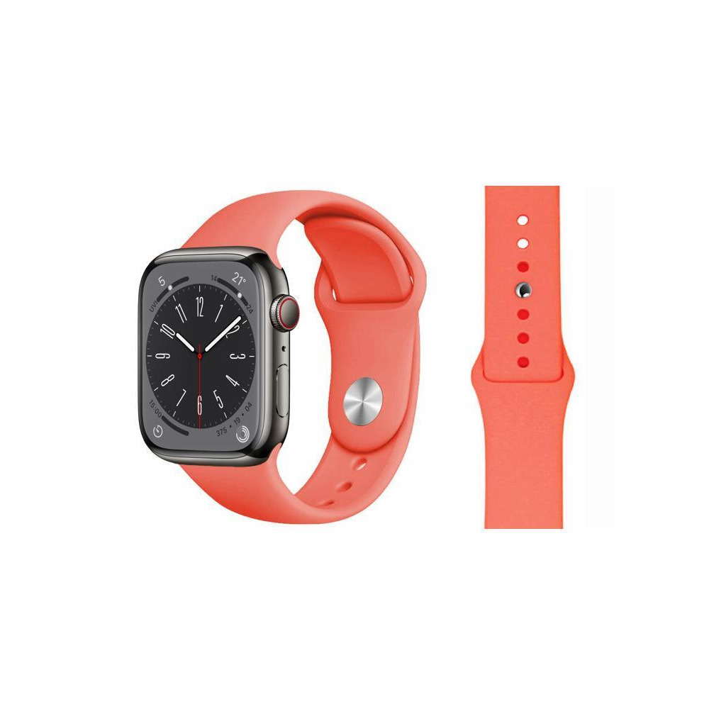 Perfii Solid Silicone Replacement Band for Apple Watch 49, 45, 44, 42 mm Series Ultra 8/7/6/5/4 SE - 1
