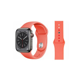 Perfii Solid Silicone Replacement Band for Apple Watch 49, 45, 44, 42 mm Series Ultra 8/7/6/5/4 SE - 1 miniature