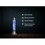 Aqua Bubble Tube Lamp - Rocket Shaped Color Changing LED Artificial Aquarium with Colorful Fish Sensory Visual with Calming Anti-Anxiety Effect (14. - 3 miniature