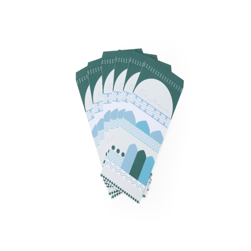 حقيبة نقود صابر عيدي × 6 رمادي، للمناسبات مثل شهر رمضان - 3