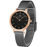 Kenneth Scott Women's Black Dial Analog Watch - K22519-KMBB - 2 miniature