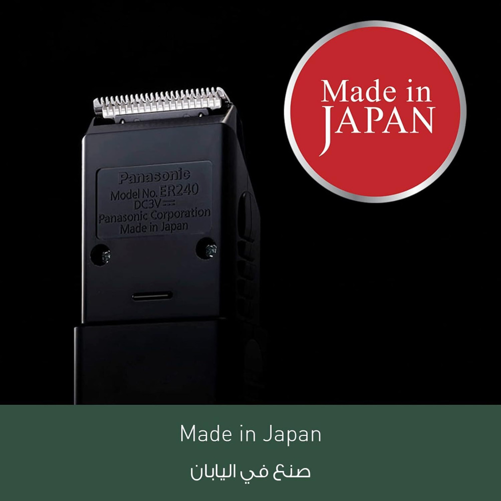 Trimmer Panasonic Er240 Wet/Dry Moustache Beard For Men - 6