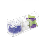 InterDesign Clarity Vanity Organizer 9 x 3 x 4 inch Clear - 4 miniature