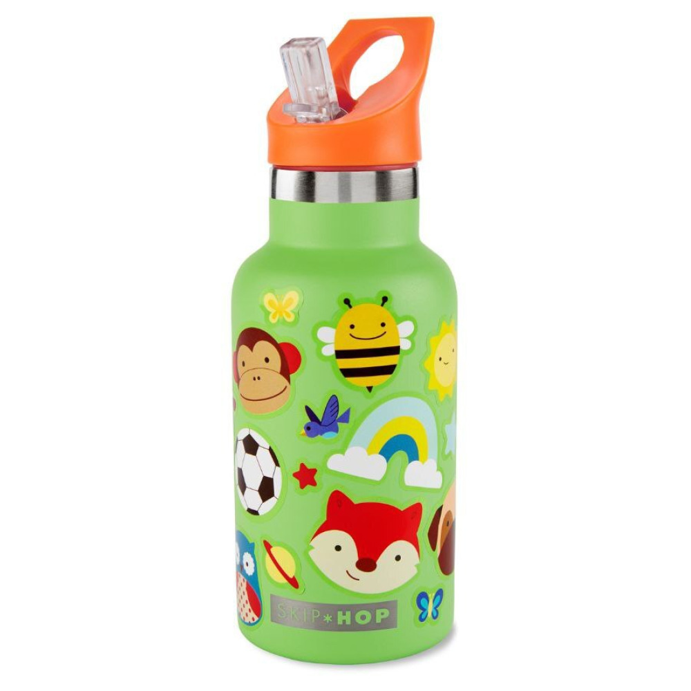 Skip Hop Spark Style SS Canteen Bottle - Green - 1