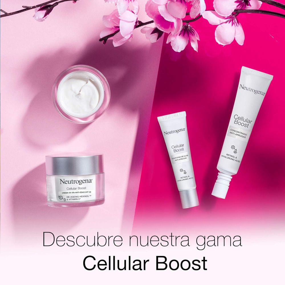 Neutrogena Anti-Wrinkle Face Cream, Cellular Boost, With Vitamin C, Spf 20, 50 Ml - 7
