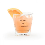 Kikkerland Bartending Glasses Set of 5 - 3 miniature