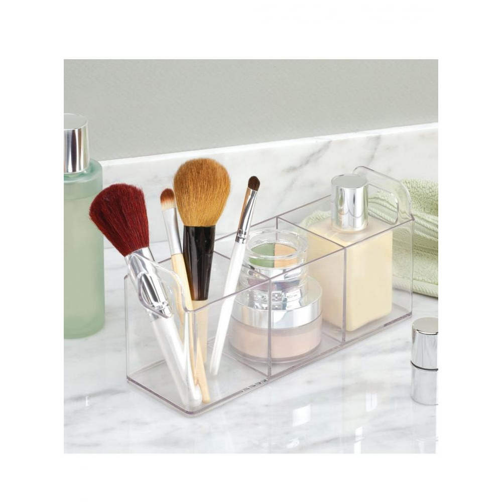 InterDesign Clarity Vanity Organizer 9 x 3 x 4 inch Clear - 5