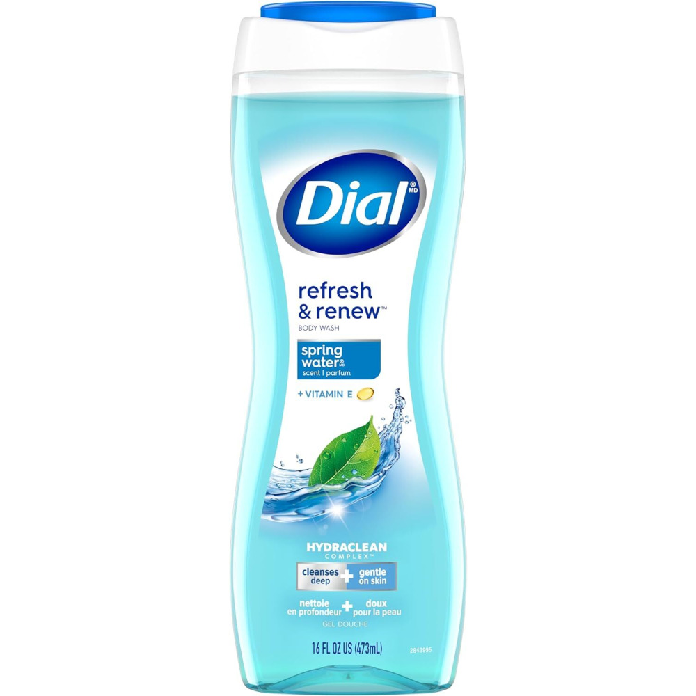 Dial Springwater Body Wash, 16 oz - 1
