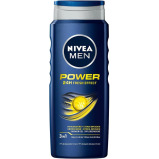 Nivea Men, Shower Gel for Body Power, Face & Hair, 500 ml - 1 miniature