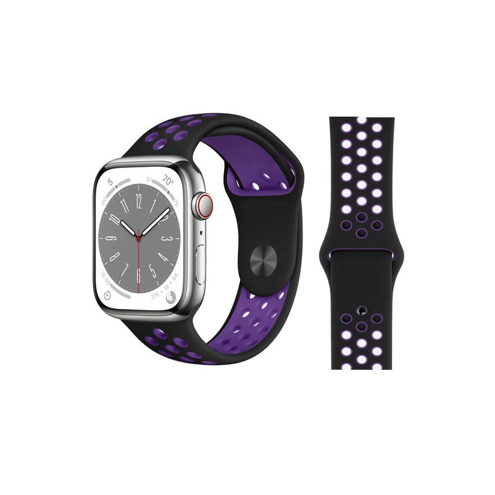 Perfii Dot Silicone Replacement Band for Apple Watch 49, 45, 44, 42 mm Series Ultra 8/7/6/5/4 SE - 2