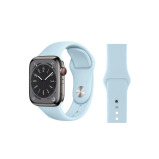 Perfii Solid Silicone Replacement Band for Apple Watch 49, 45, 44, 42 mm Series Ultra 8/7/6/5/4 SE - 1 miniature