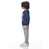 Boys' Sweatshirt (3-4 YRS) Navy - 3 miniature