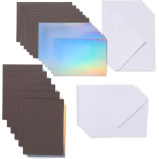 Cricut Joy Insert Cards, Gray & Silver Holographic Multicolour 4.25 x 5.5 inch - 2 miniature