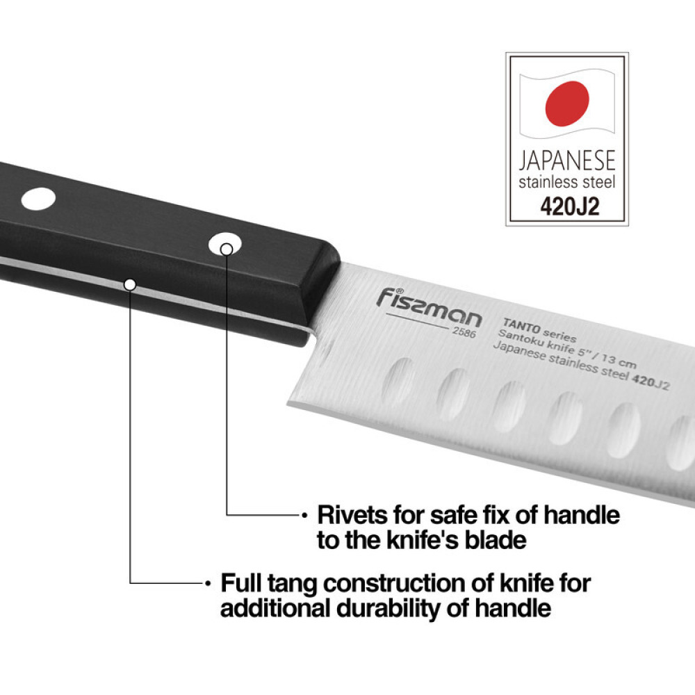 Fissman Santuko Knife 13cm TANTO - 4