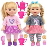 حفلة شاي مع دميتين - 4 miniature