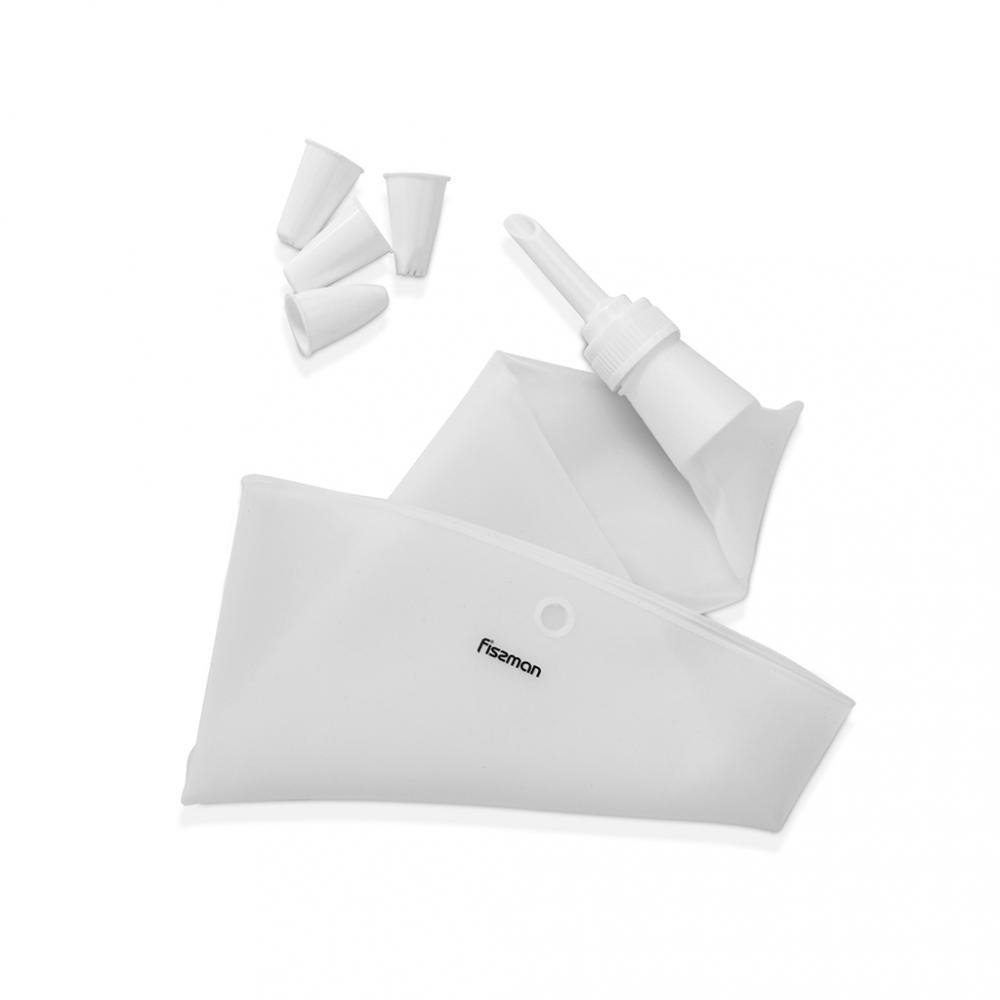 Fissman Icing Bag With 4 Nozzles .w 39.5x21cm - 1