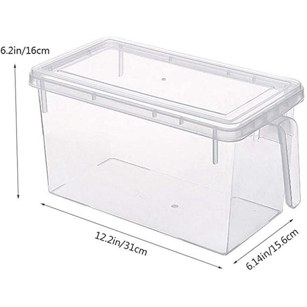 In-House / Food storage boxes, Freezer safe, Lids included, 3 pcs, 4.7 L - 1