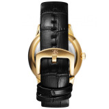 Kenneth Scott Men's Black Dial Analog Watch - K22107-GLBB - 3 miniature