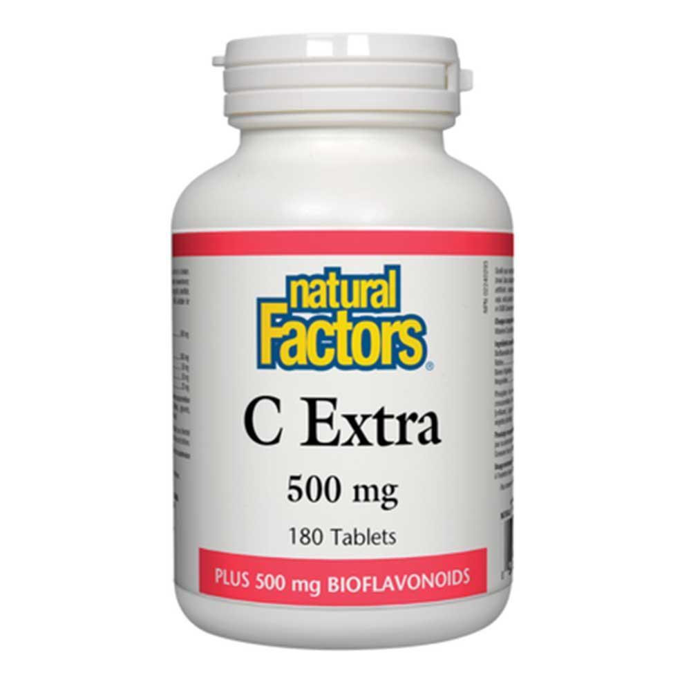 Natural Factors Vitamin C Extra, 180 Tablets, 500 mg - 1