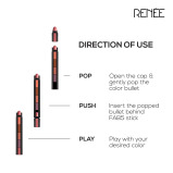 Renee Fab 5 Nude 5-in-1 Lipstick, 7.5g - 2 miniature