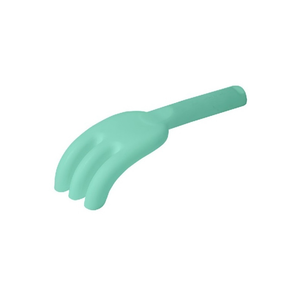 Rakes Scrunch, Sand play tool, silicone, Dusty Light Green - 1