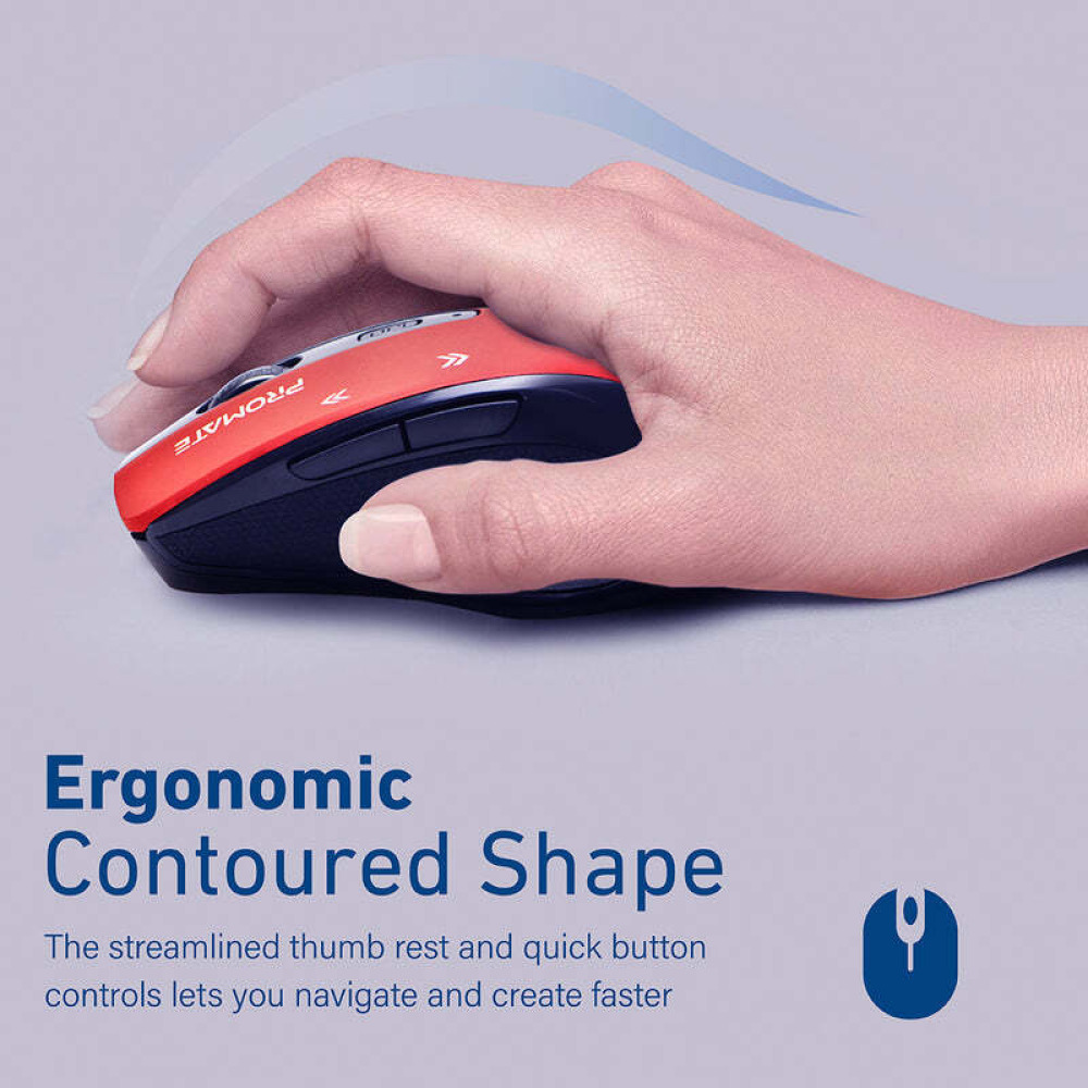 ماوس Promate CURSOR Ezgrip™ اللاسلكي المريح - 4