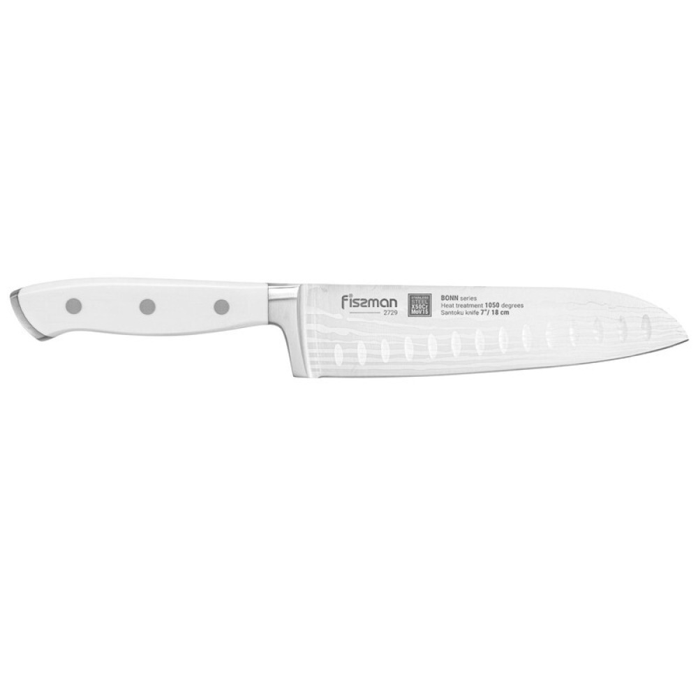 Fissman 7'' Santoku Knife Bonn Stainless Steel - 5