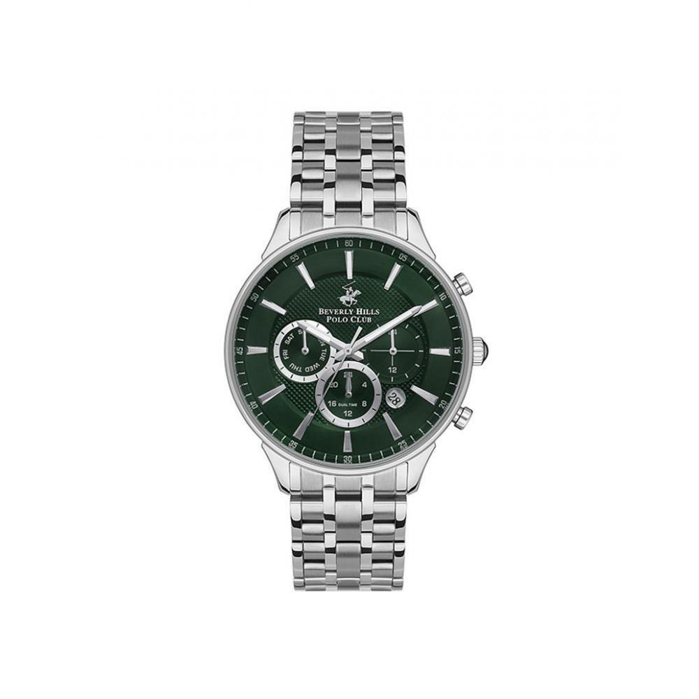 BEVERLY HILLS POLO CLUB Men's Multi Function Green Dial Watch - BP3346X.370 - 1
