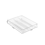 صينية أدوات مائدة لينوس من آي ديزاين لأواني المطبخ، شفافة، كبيرة، 55830ES - 2 miniature