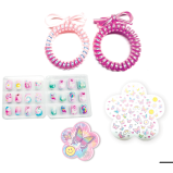 Hot Focus Tie Dye Butterfly Fancy Nails - 2 miniature