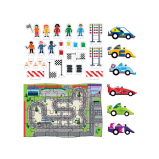 مجموعة سيارات السباق HINKLER Pull Back & Go Kit - 2 miniature